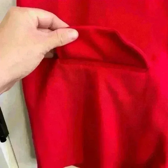 Zara dressy red jumpsuit Color red size M with pockets - Picture 4 of 11